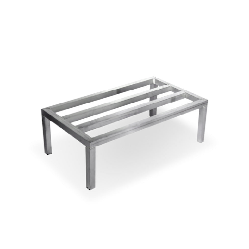 Steel Works Stainless SWADR-206012 Aluminum Dunnage Rack 20" X 60" X 12"H 1.2mm Aluminum Tubing