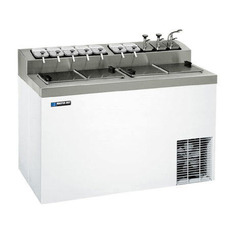 Master-Bilt FLR-80 Ice Cream Dipping Cabinet With Flavorail Display Capacity Of (6) 3 Gallon Cans