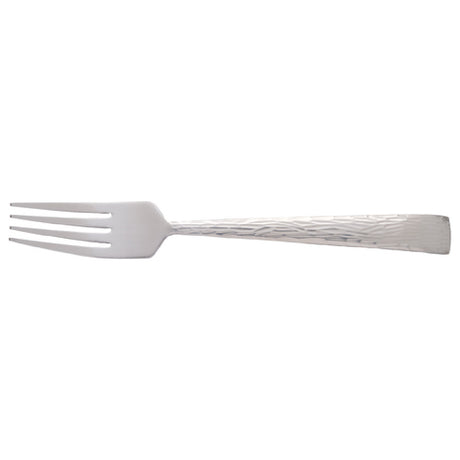 International Tableware SP-229 Euro Dinner Fork 8-5/8"L Stainless Steel 18/0 Hammered Finish