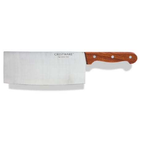 Crestware KN320 Cleaver 8" Wood Handle (individually Boxed)