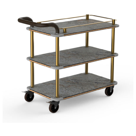 Steelite MGCRNX02GBXX Mogogo Buffet Solutions Roll'n Service Cart 41-1/2" X 21" X 36"H