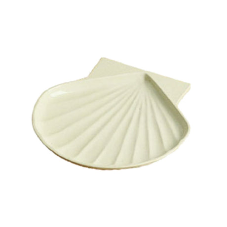 Bon Chef 5044TAN Shell Dish 8" Aluminum With Ceramic-look Coating