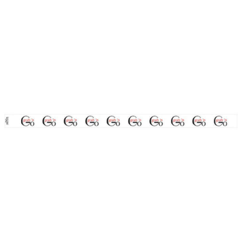 Hubert 90927 - Band-It Food Label, "Grab N' Go", 18" X 1"