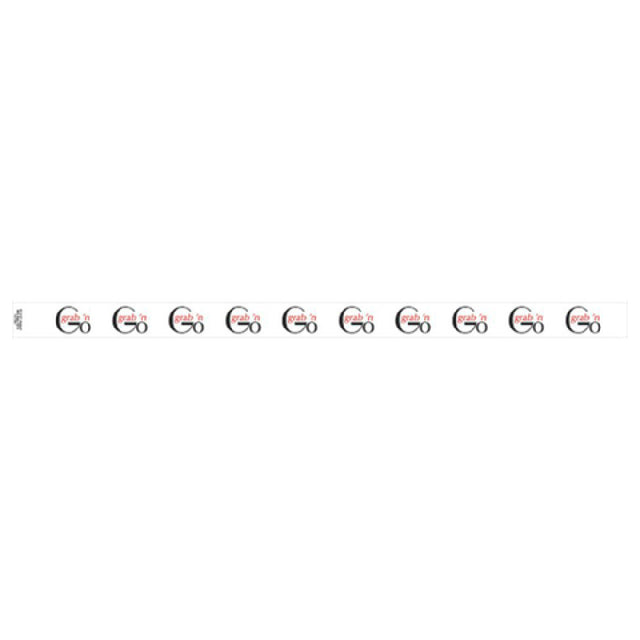 Hubert 90927 - Band-It Food Label, "Grab N' Go", 18" X 1"