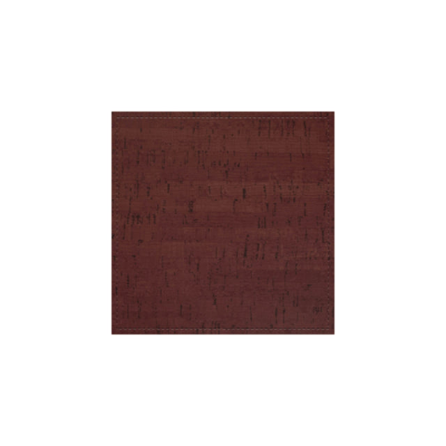Risch COASTER-VINO 4X4 - Vino Faux-cork Coaster (specify Color), Square, 4" X 4"