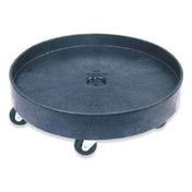 Rubbermaid FG265000BLA - Universal Drum Dolly, 24-3/8"D X 7-1/7"H, Black
