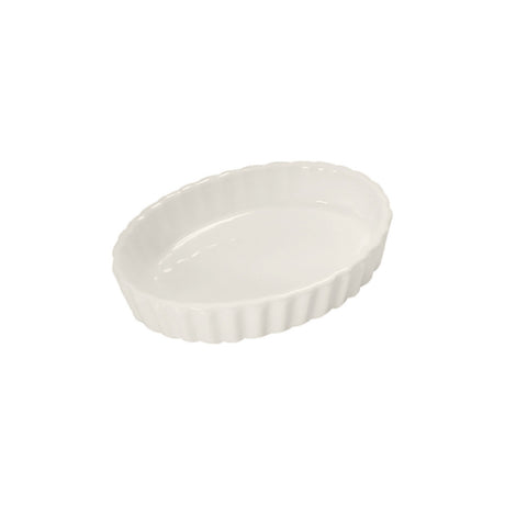 Steelite DCI835W Creme Brulee Dish 6 Oz. 5-5/8"L X 4"W X 7/8"H