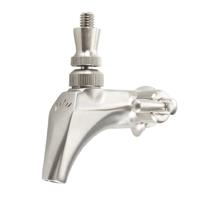 Krowne BC-325F Royal Series Flow Control Beer Faucet Forward Sealing Satin Finish