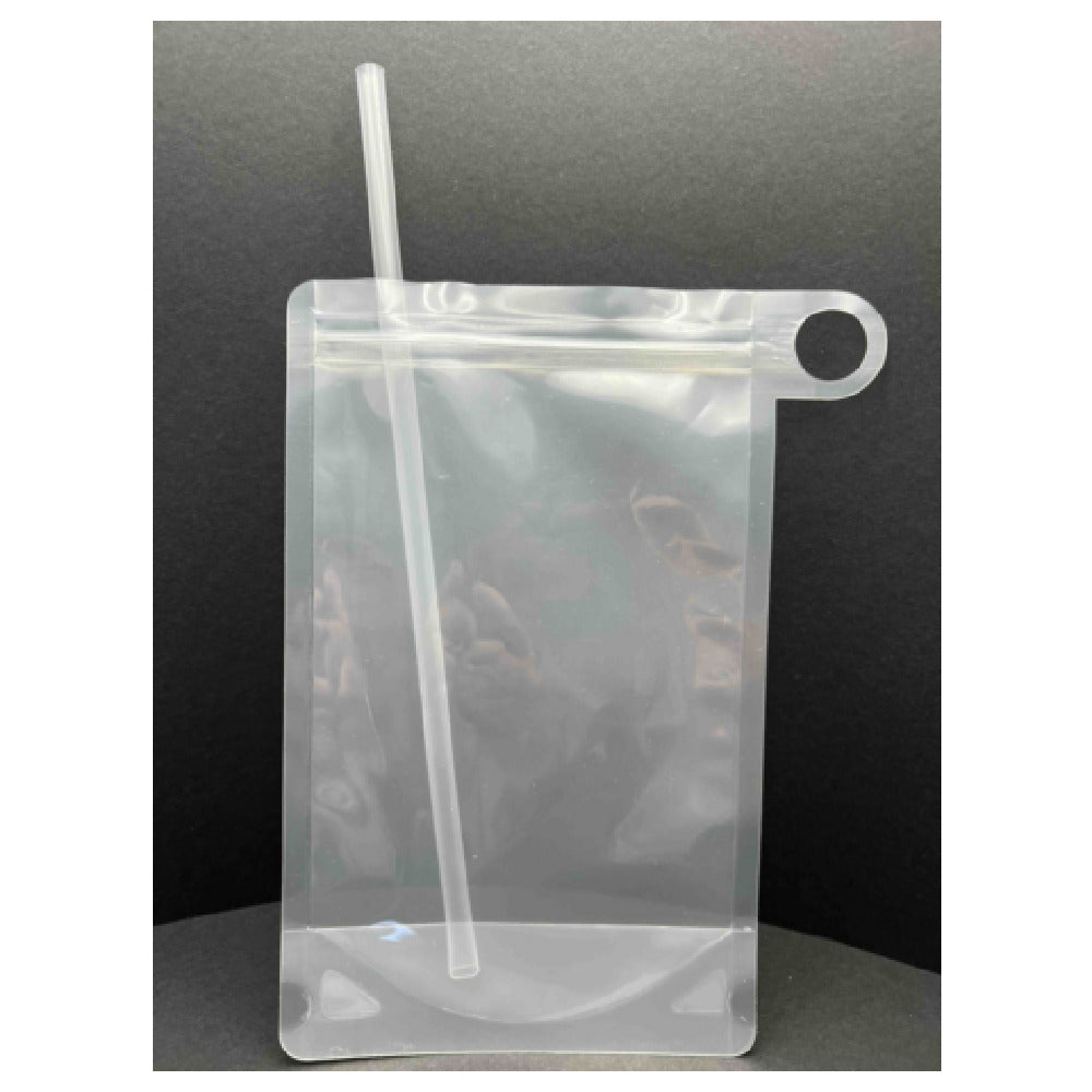 Buccaneer Container Corp 9100016000 (Buccaneer) Beverage Pouch 16 Oz. Reclosable Clear
