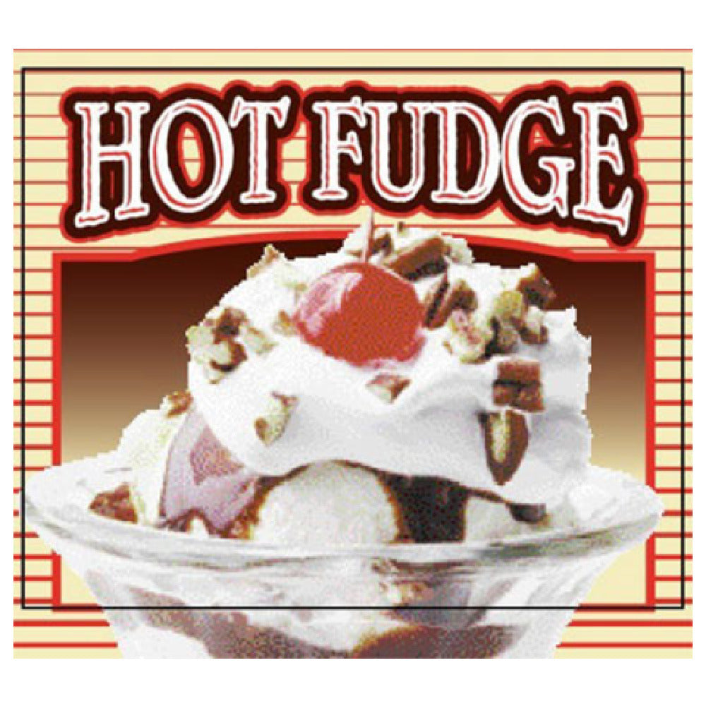 APW Wyott 217661 Decal Hot Fudge