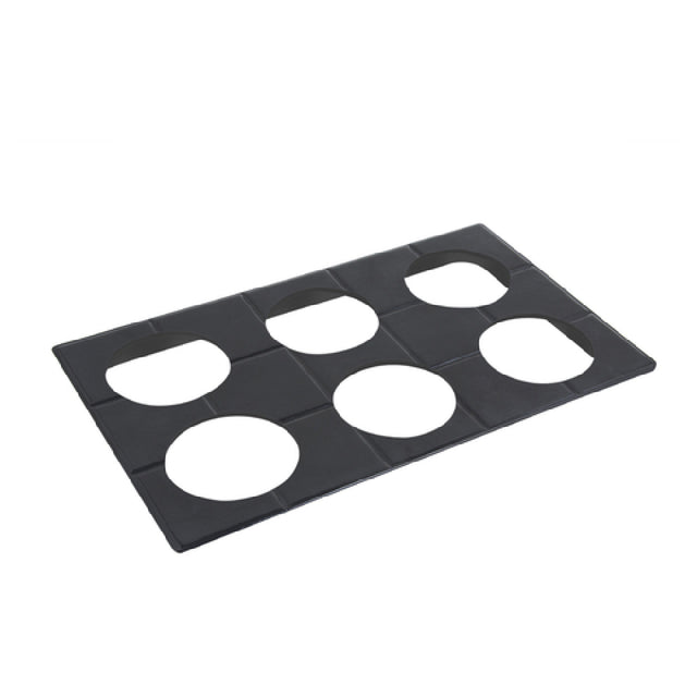 Bon Chef 52030SMOKEGRA E Z Fit Custom Cut Tile 12-3/4" X 20-13/16" With 6 Cutouts For #9202