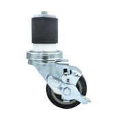 BK Resources 3SBR-4RA-PLY-TLB - Swivel Caster, 2" Expanding Stem, 3" Polyurethane Wheel