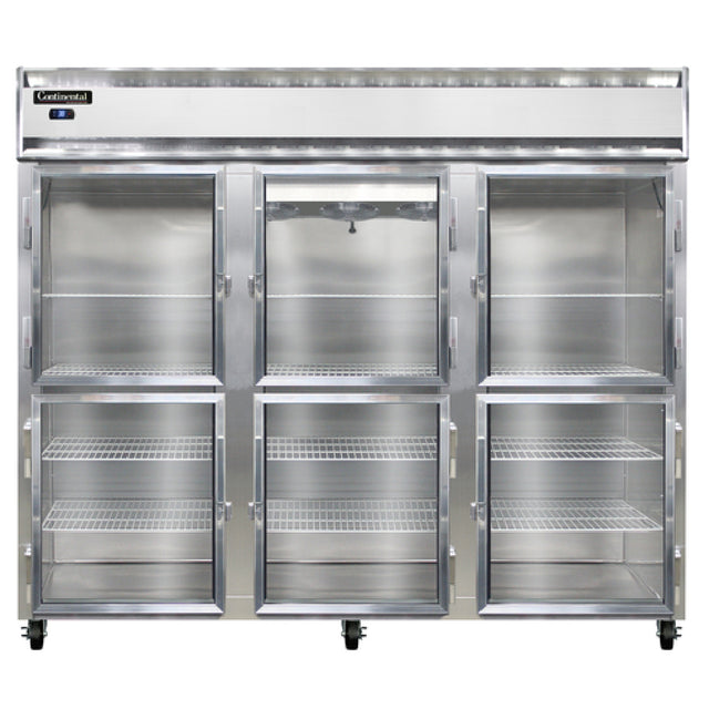 Continental Refrigerator 3RENSAGDHD Extra-Wide Refrigerator Reach-in 85-1/2"W