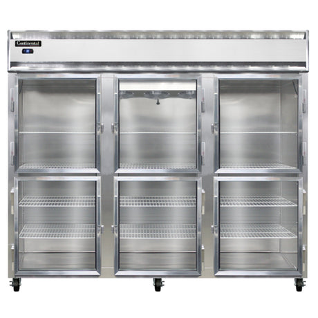 Continental Refrigerator 3RENSSGDHD Extra-Wide Refrigerator Reach-in 85-1/2"W