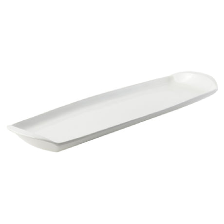 Bon Chef 70038PWHT Futura Platter 8-5/8" X 27" Rectangular