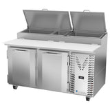 Victory VPP60HC - Pizza Prep Table, Powered By V-Core™, Two-section