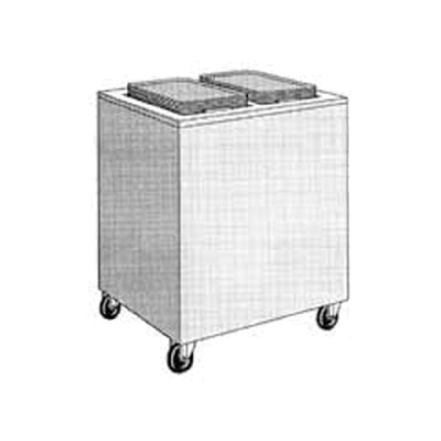 Piper Products AT-ST2 - Tray Dispenser, Cabinet Style, Enclosed Base