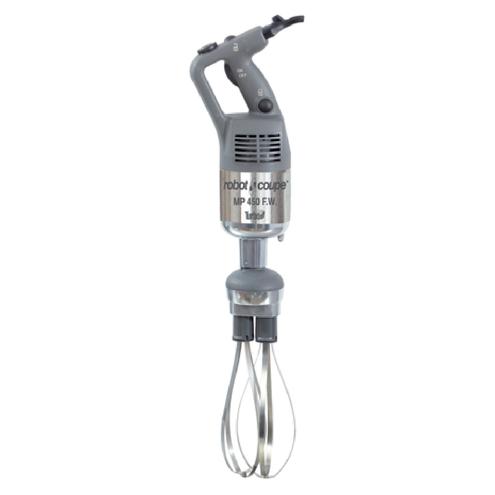 Robot Coupe MP450FW Commercial Power Mixer Hand Held 10" Removable Stainless Steel Whisk Attachment