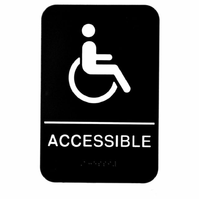 Alpine Industries ALPSGN-39 Sign 6" X 9" "Accessible"