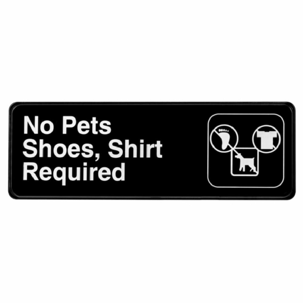 Alpine Industries ALPSGN-13 Sign 9" X 3" "No Pets