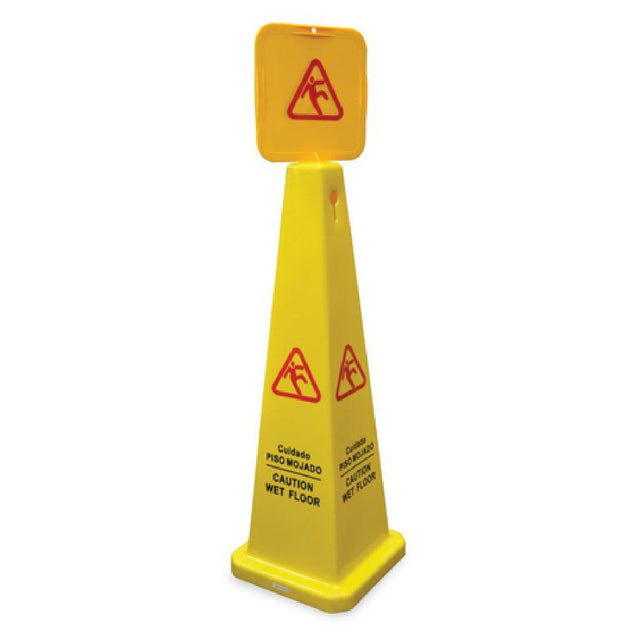 Omcan 24416 (24416) Cone Sign Caution Wet Floor 4-sided