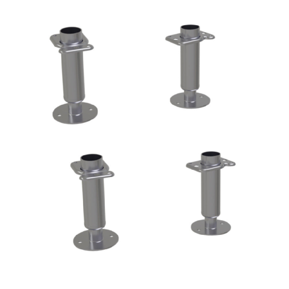 Glastender LCLS Legs 4" With Adjustable Flanged Feet