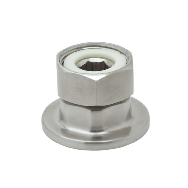 T&S Brass S00AA Eccentric Flange 1/2" NPT Female Stainless Steel Construction