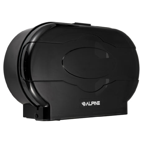 Alpine Industries ALP482-2-ECO-TBLK Alpine Double Jumbo Roll Toilet Paper Dispenser