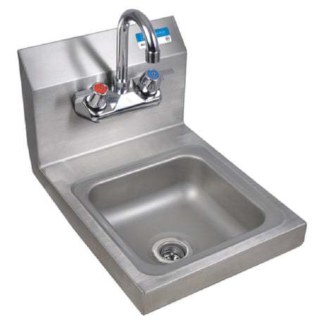 BK Resources BKHS-W-SS-P-G Space Saver Hand Sink Wall Mount 9" Wide X 9" Front-to-back X 5" Deep Bowl