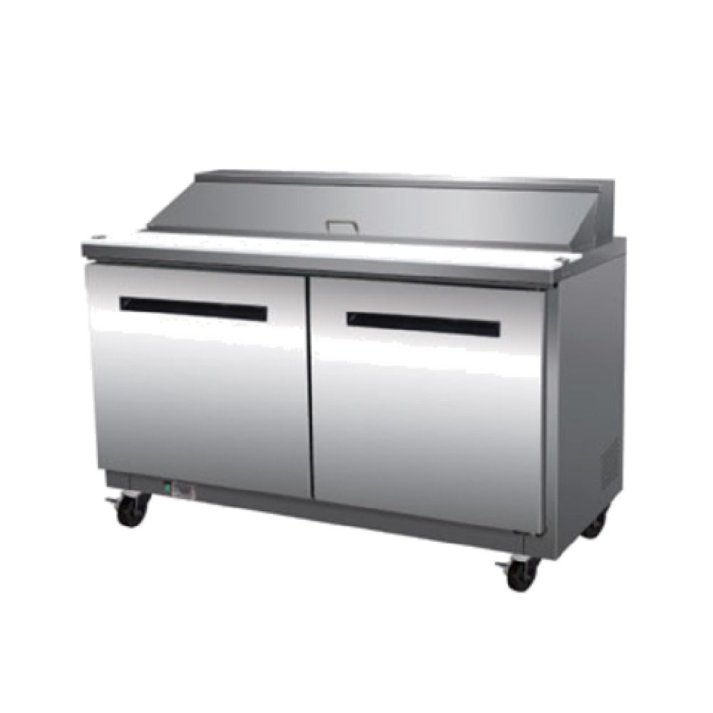 Maxximum MXCR48MHC Maxx Cold X-Series 48" Megatop Sandwich & Salad Station 12 Cu. Ft. Storage Capacity