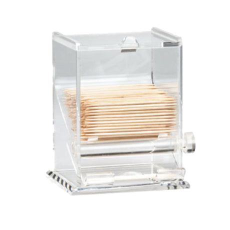 Tablecraft 228 Toothpick Dispenser 3-1/4" X 3-1/4" X 4-1/2" Top Loading