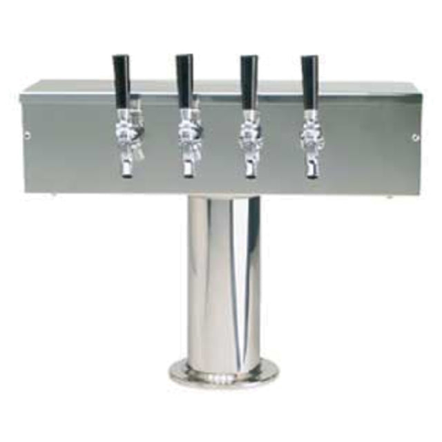 Micro Matic DS-354-PSS T Style Draft Beer Tower Countertop 20"W X 15-1/2"H