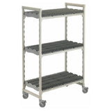 Cambro CPMU244875DRPKG Camshelving® Premium Series Mobile Drying Rack Cart 24"W X 48"L X 75"H