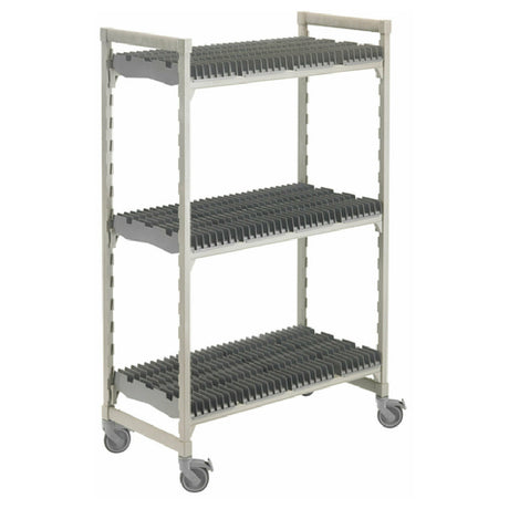 Cambro CPMU244875DRPKG Camshelving® Premium Series Mobile Drying Rack Cart 24"W X 48"L X 75"H