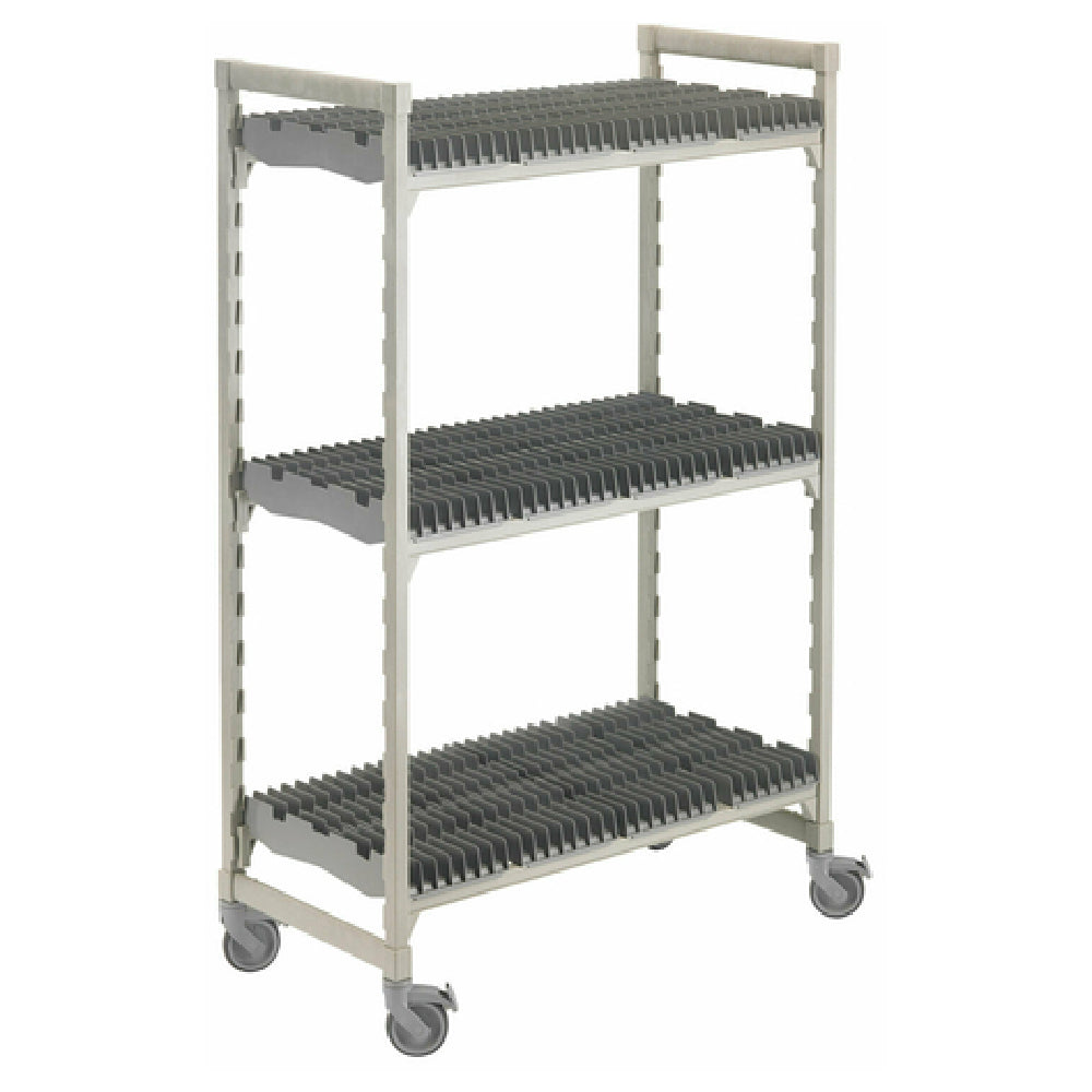 Cambro CPMU246075DRPKG Camshelving® Premium Series Mobile Drying Rack Cart 24"W X 60"L X 75"H