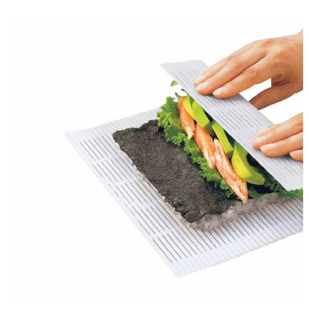 Harold Import Co. 97151 Helen's Asian Kitchen Sushi Mat Forms And Shapes Delicious Hand Roll Sushi