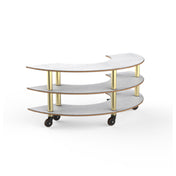 Steelite MGCMSX01CBXH - Modular Creative Curved Unit White Carrera Brushed, Modular