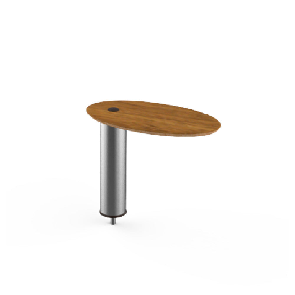 Steelite MGCIAY17BSXX - Small Oval High Display Shelf, 16.0" X 8.0" X 12.5", Modular