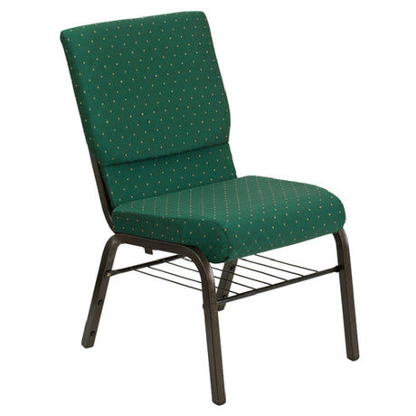 Flash Furniture XU-CH-60096-GN-BAS-GG Hercules Series Stacking Church Chair 800 Lb. Weight Capacity