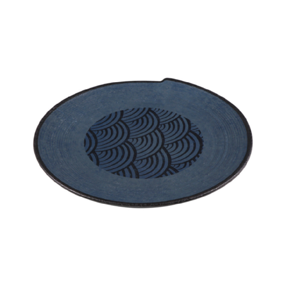 GET Enterprises B233106-CDB Elite Global Solutions Plate 10-5/8" Dia. Irregular Round