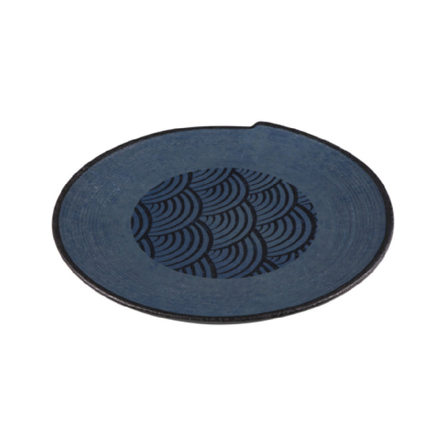 GET Enterprises B233106-CDB Elite Global Solutions Plate 10-5/8" Dia. Irregular Round