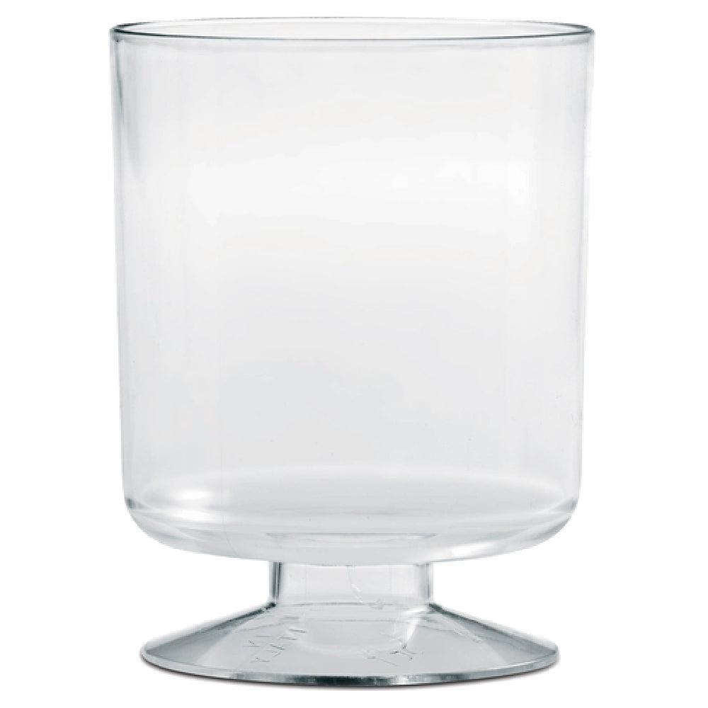 JB Prince RB120 F Martellato Disposable Goblet Glass 5-15/16 Oz. Cylinder