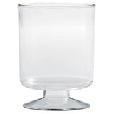 JB Prince RB120 F Martellato Disposable Goblet Glass 5-15/16 Oz. Cylinder