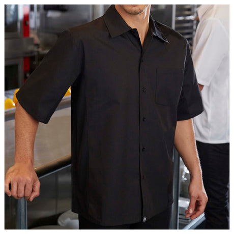 Chef Works CSCVWHTXS Cook Shirt Short Sleeves Cool Vent™ Panels Under Arms And Down Sides