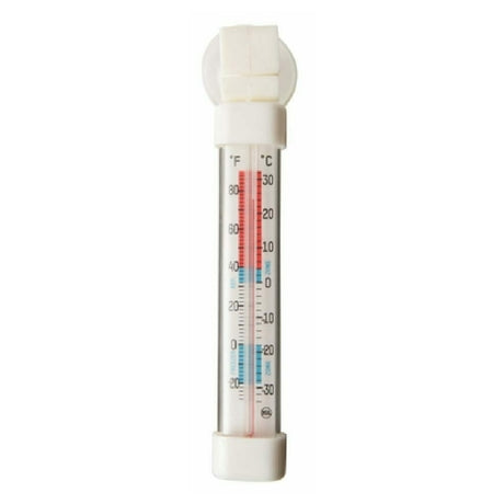 Taylor 3509FS Refrigerator/Freezer Thermometer Tube Type 20° To 80°F (-30° To 30° C) Temperature Range