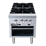 Dukers DCSPA2 Stock Pot Range Gas 18"W X 42-1/4"D X 22-3/4"H
