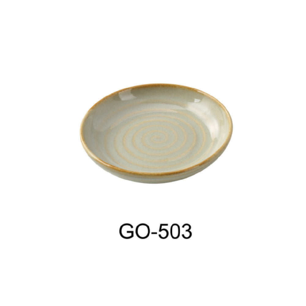 Yanco GO-503 Golden Coast Sauce Dish 3-1/2"dia. X 3/4"H 1.5 Oz