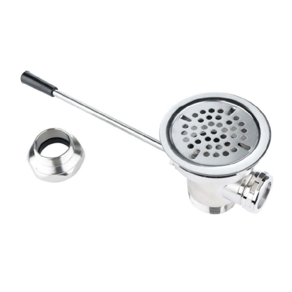 Empura E-HL-Q5 - Straight Lever Drain, 3-1/2" X 1-1/2", Stainless Steel