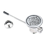 Empura E-HL-Q5 - Straight Lever Drain, 3-1/2" X 1-1/2", Stainless Steel