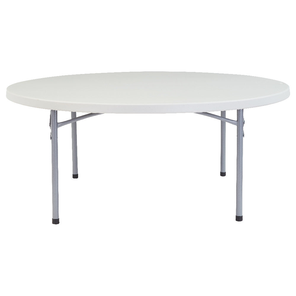 National Public Seating BT71R NPS® Heavy Duty Round Folding Table 71" Dia. Round